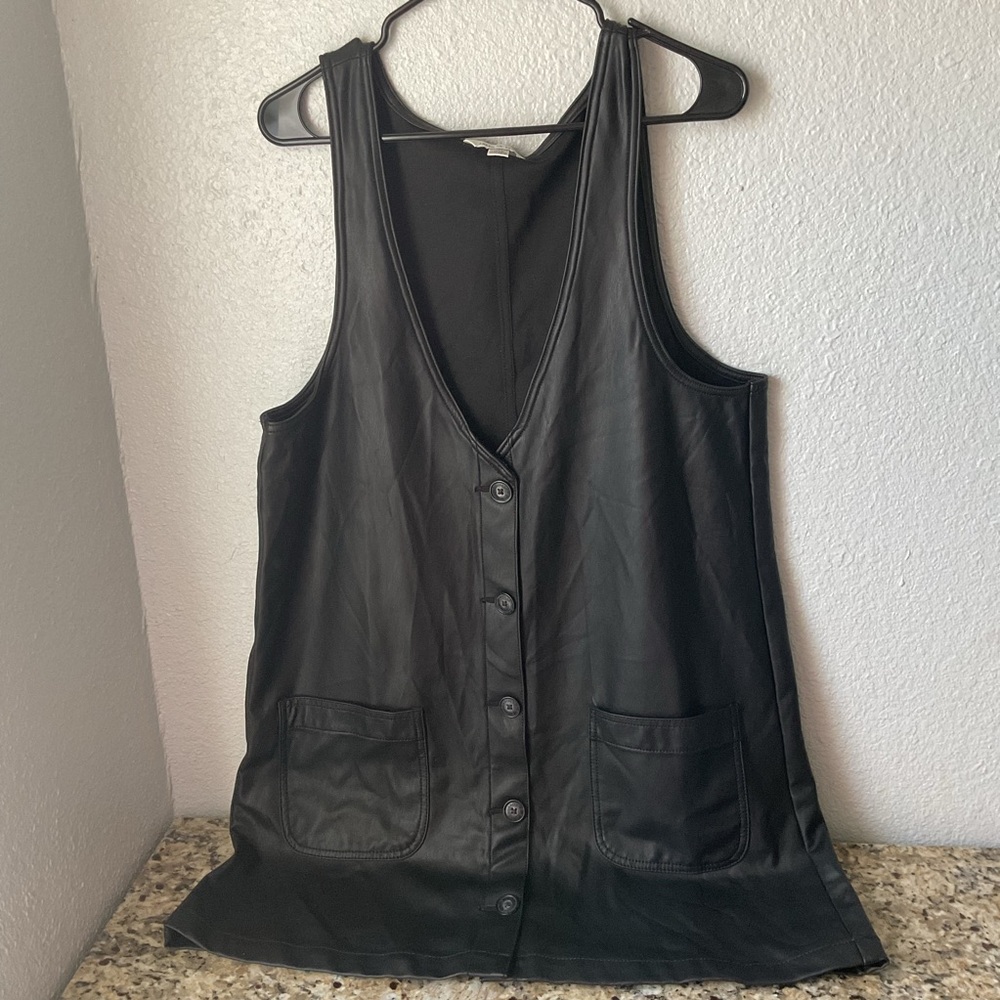 🎁American Eagle NWOT Faux Leather Dress